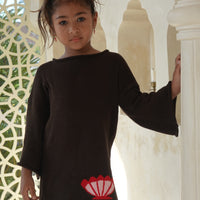 Vella Knit Mermaid Dress - Chocolate