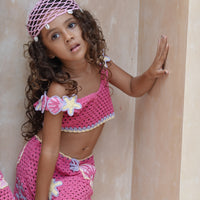 Aiko Crop - Magenta Mermaid