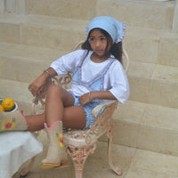 Dolly T-shirt - Blue Gingham