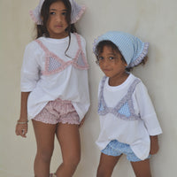 Dolly T-shirt - Lilac Gingham