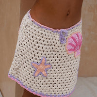 Ocean Skirt - White Pastel