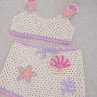 Aiko Crop - White Pastel
