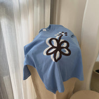 Hibiscus T-shirt - Blue