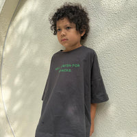 Snacks Tee - Charcoal