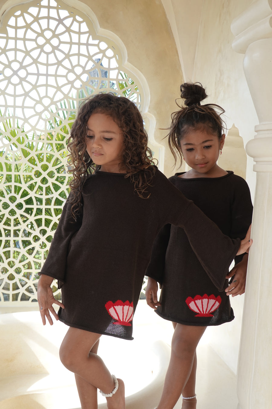 Vella Knit Mermaid Dress - Chocolate