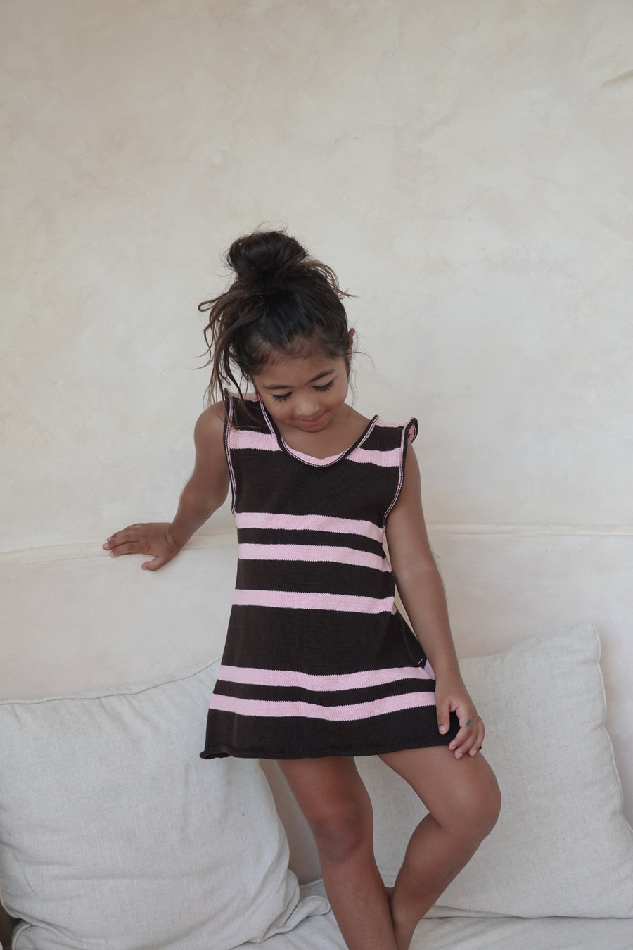 Romy Knit Shift Dress - Stripe