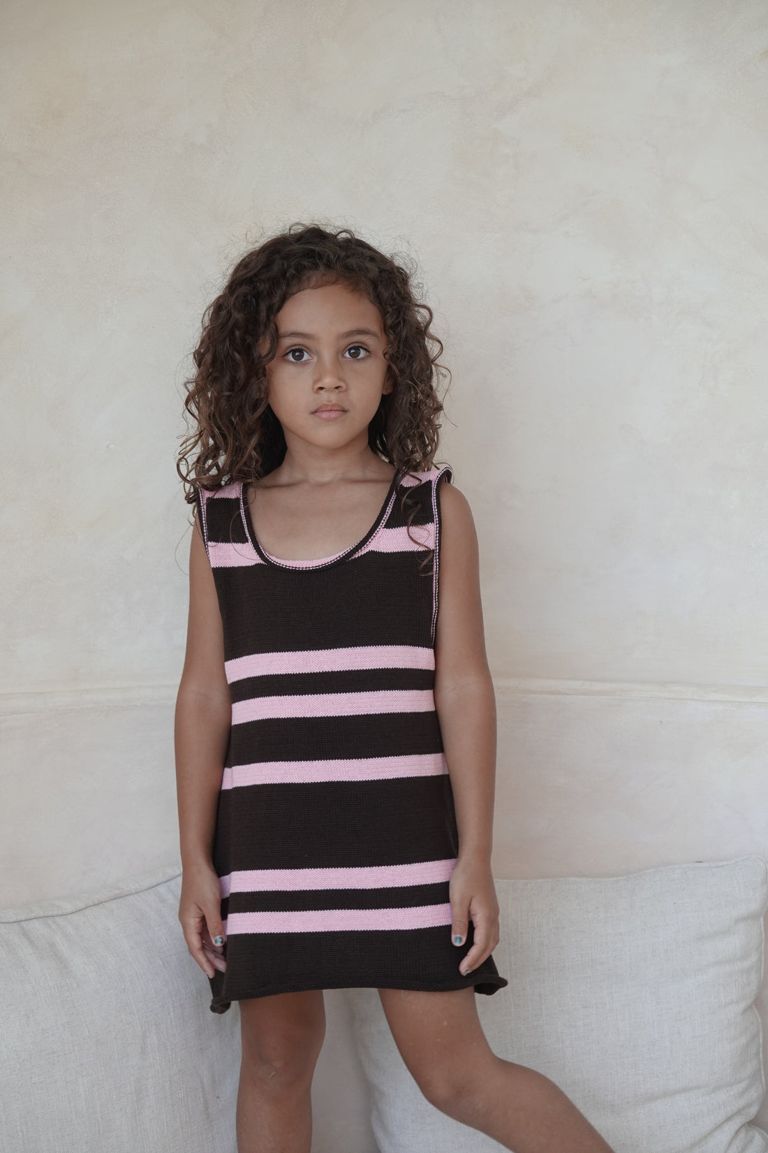 Romy Knit Shift Dress - Stripe