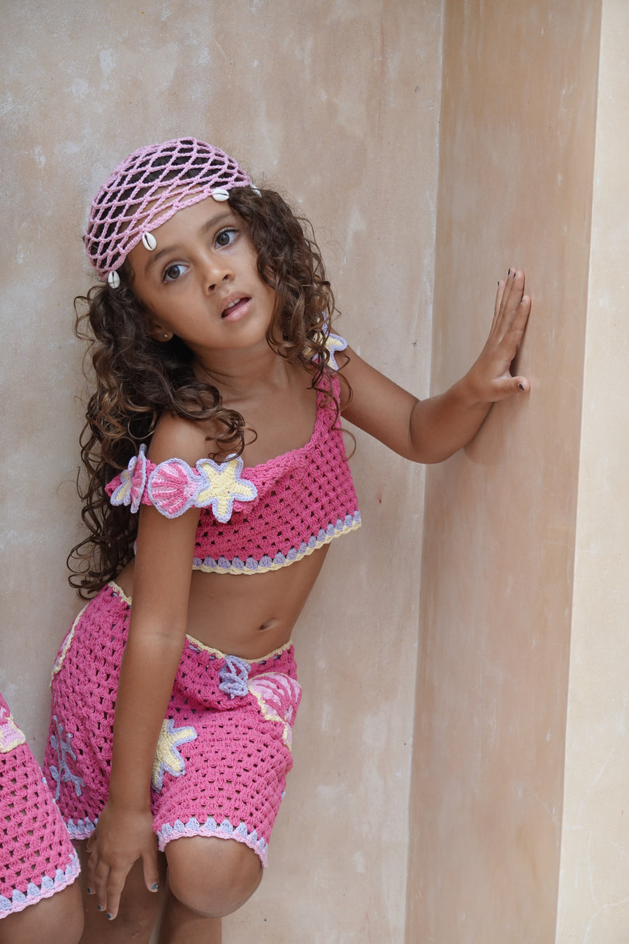 Aiko Crop - Magenta Mermaid