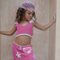 Aiko Crop - Magenta Mermaid