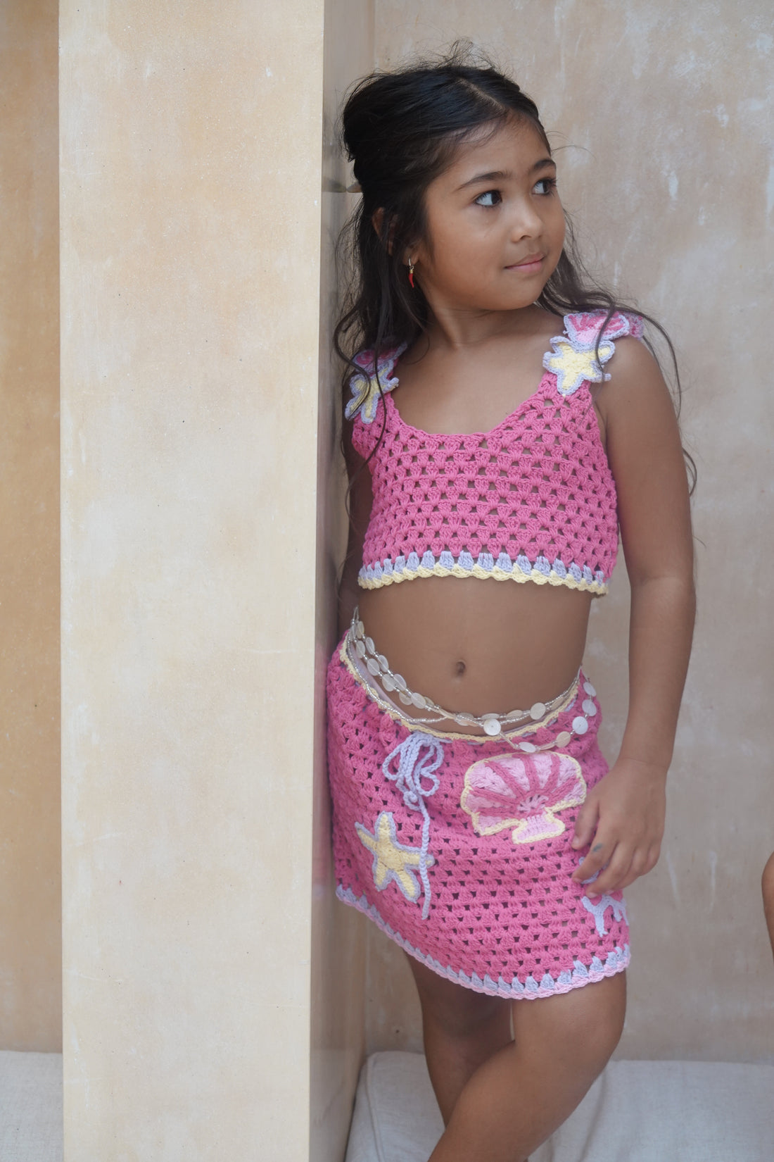 Aiko Crop - Magenta Mermaid