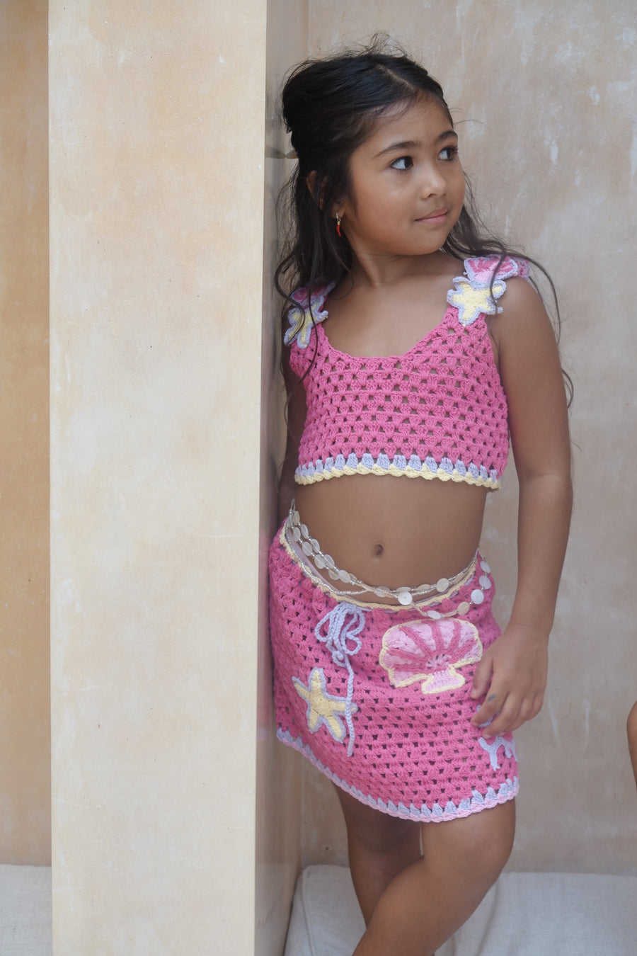 Aiko Crop - Magenta Mermaid