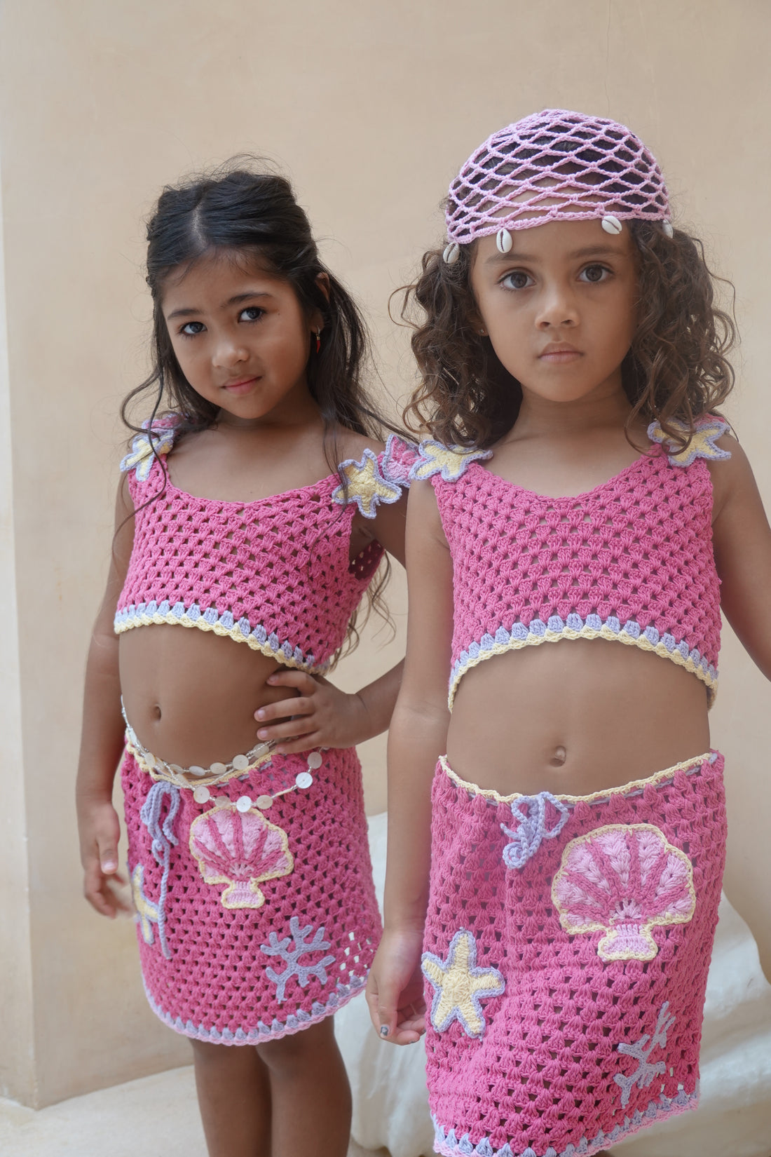 Aiko Crop - Magenta Mermaid