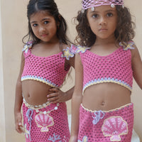 Aiko Crop - Magenta Mermaid