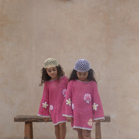 Winnie Beach Dress - Magenta Mermaid