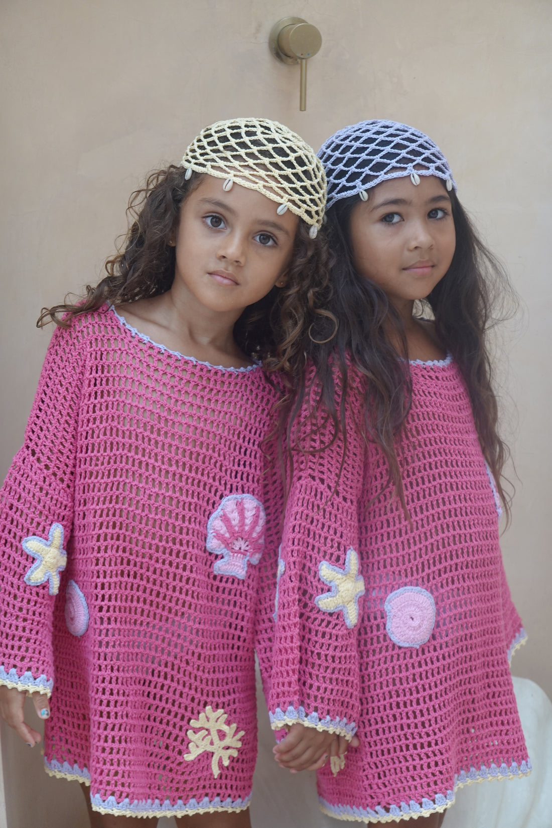 Winnie Beach Dress - Magenta Mermaid