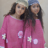 Winnie Beach Dress - Magenta Mermaid