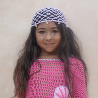 Cove Crochet Cap - Pastel Lilac