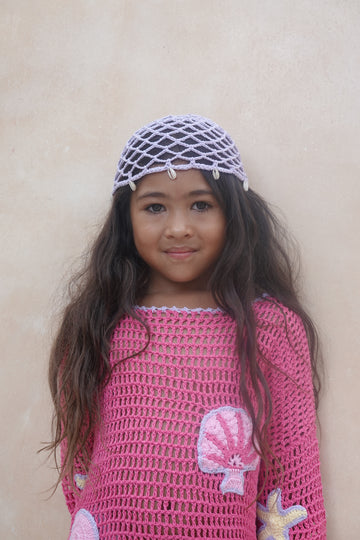 Cove Crochet Cap - Pastel Lilac