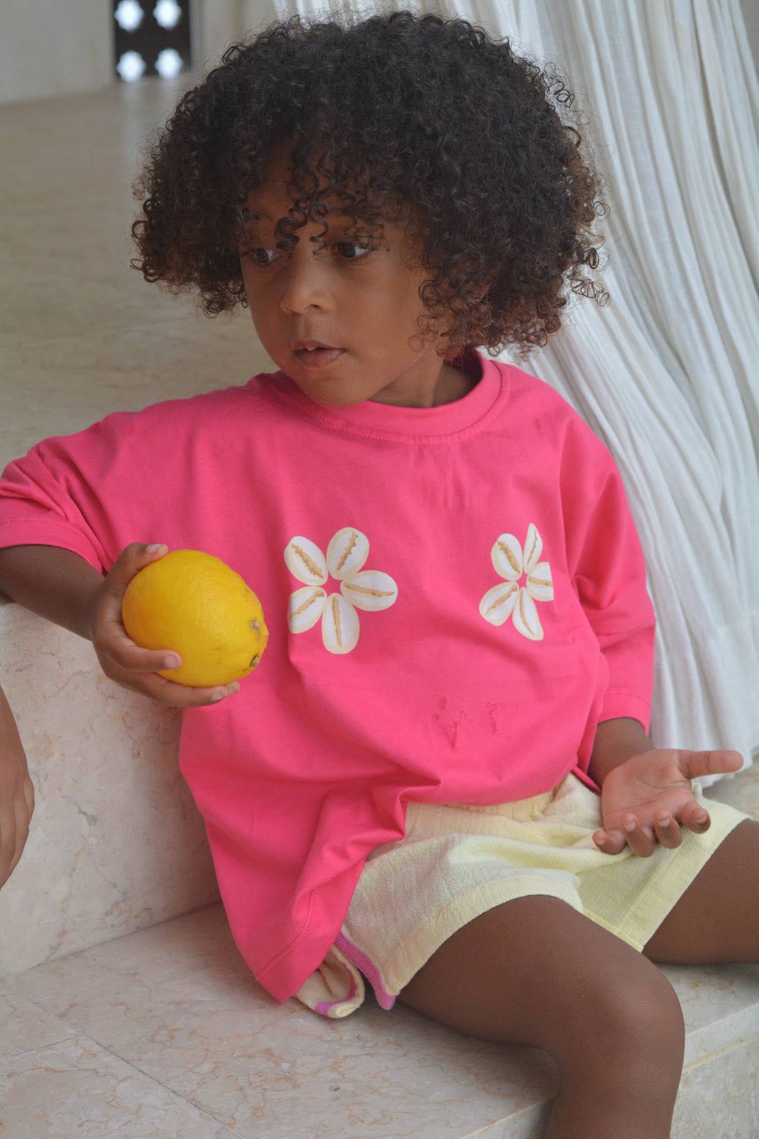 Cowrie T-shirt -  Hot Pink