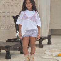 Dolly T-shirt -  Lilac Gingham