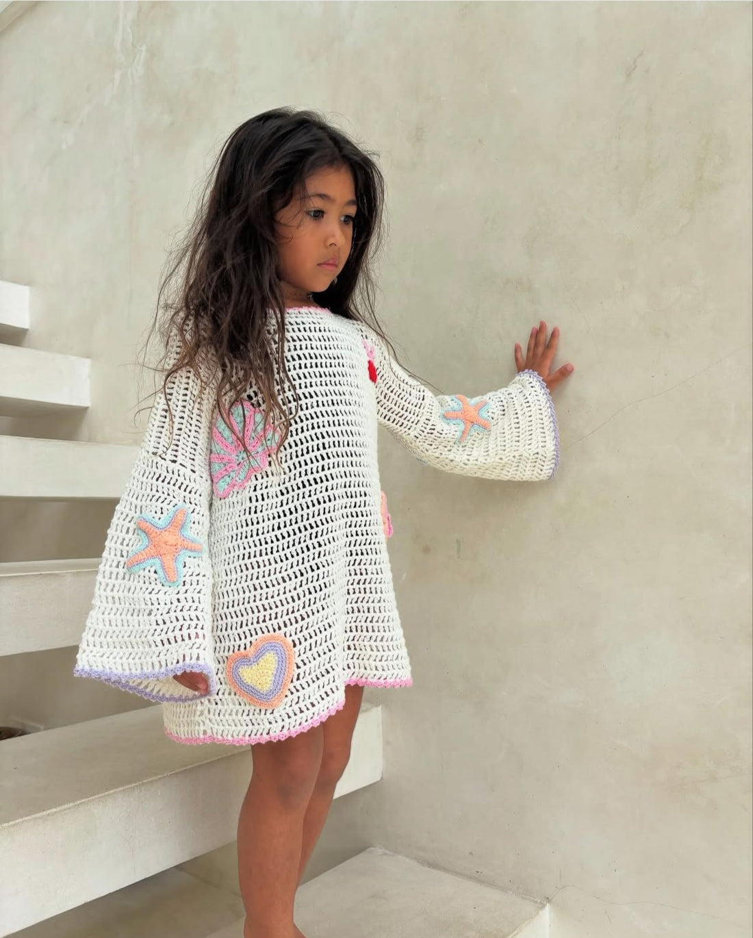 Winnie Beach Dress - Pastel Mermaid ( PRE ORDER )