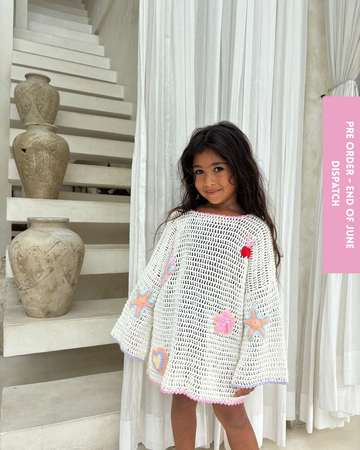 Winnie Beach Dress - Mermaid Pastel ( PRE ORDER END JUNE DISPATCH )